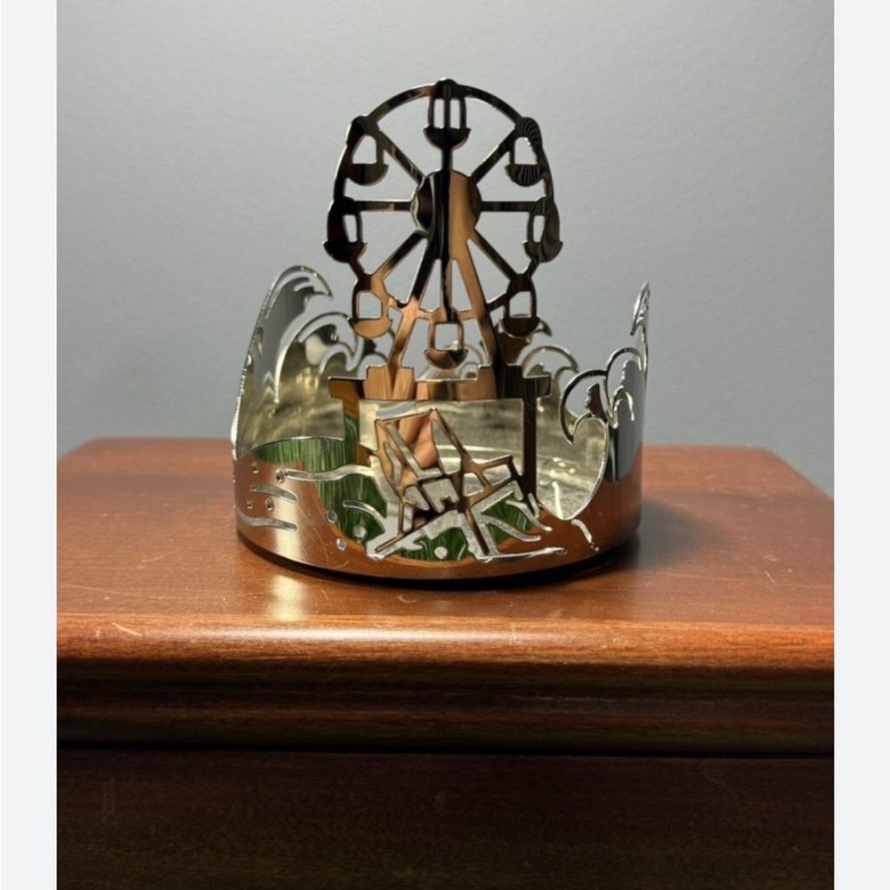 Bath & Body Works Ferris Wheel Silver Candle Holder